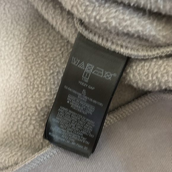 Yeezy gap Balenciaga, H09 polar fleece size extra large gray - Picture 10 of 12